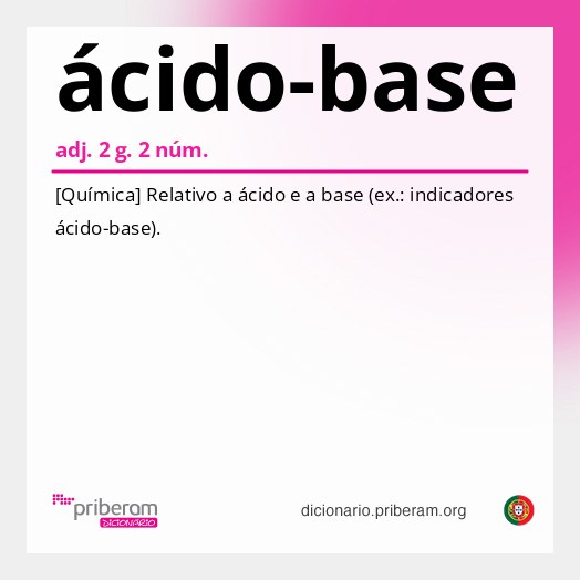 Significado de ácido-base