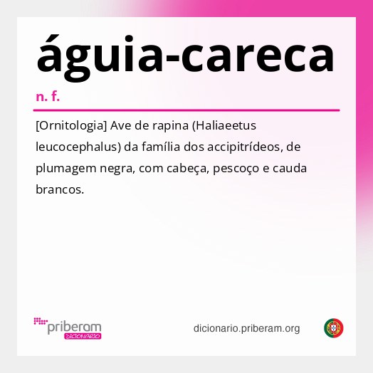 Significado de águia-careca