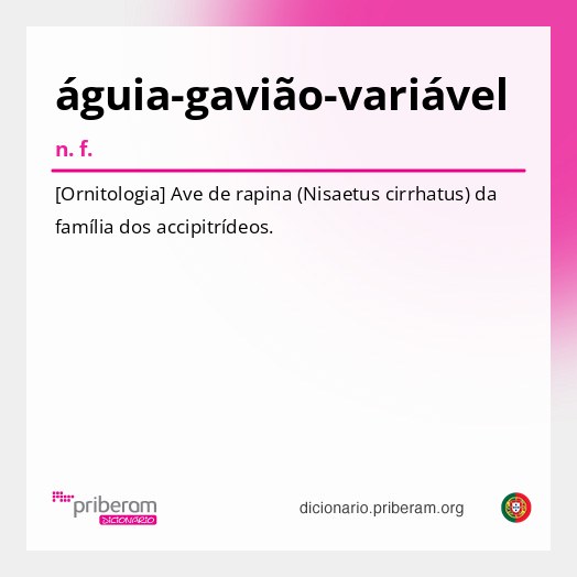 Significado de águia-gavião-variável