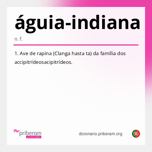 Significado de águia-indiana