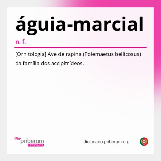 Significado de águia-marcial