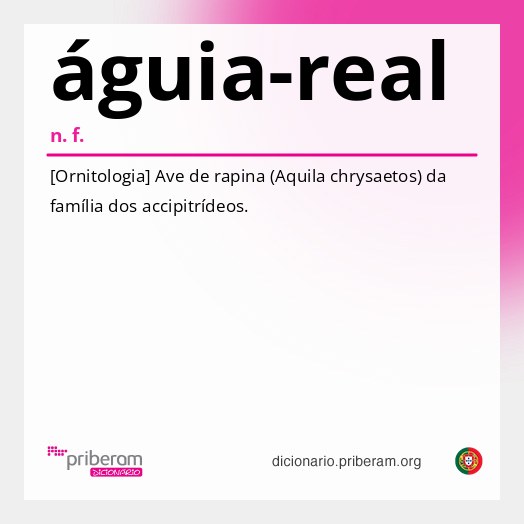 Significado de águia-real