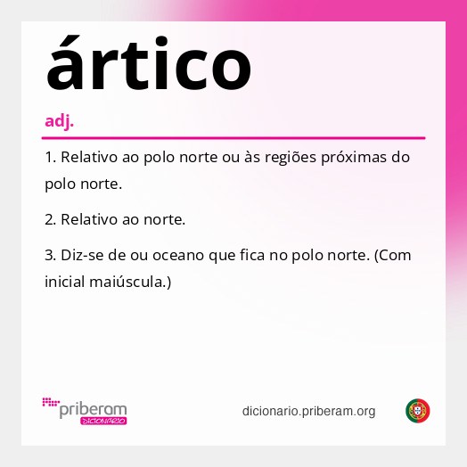 Significado de ártico