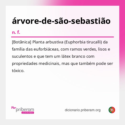 Significado de árvore-de-são-sebastião