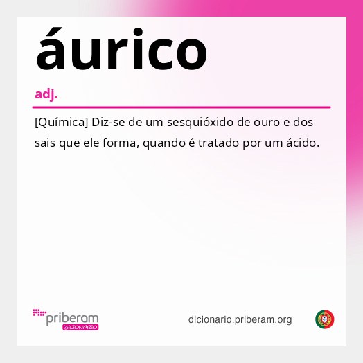 Significado de áurico