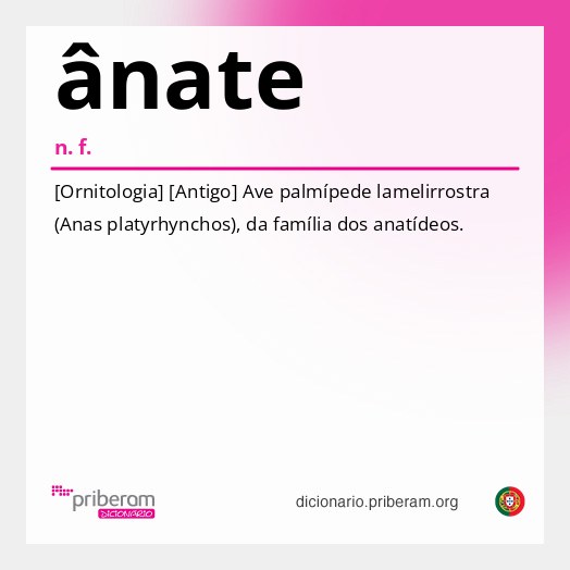 Significado de ânate