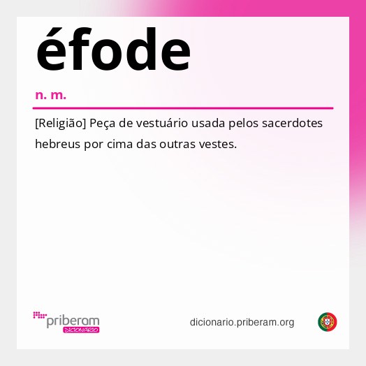 Significado de éfode