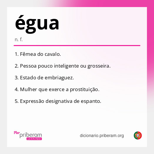 Significado de égua