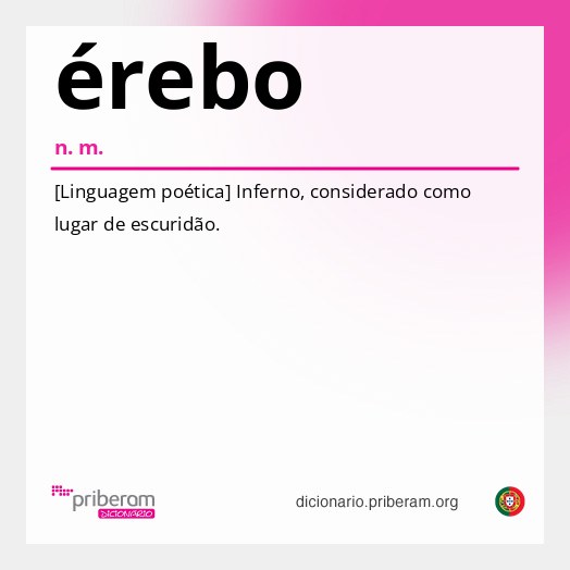 Significado de érebo