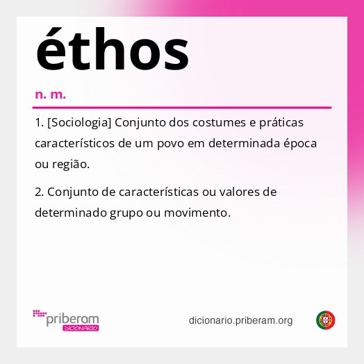 Significado de éthos