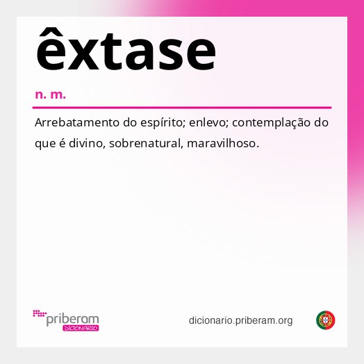 Significado de êxtase