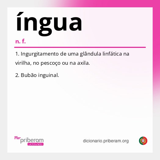 Significado de íngua