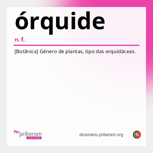 Significado de órquide