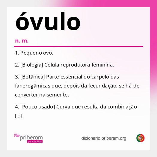 Significado de óvulo