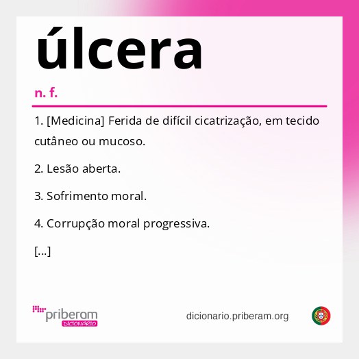 Significado de úlcera