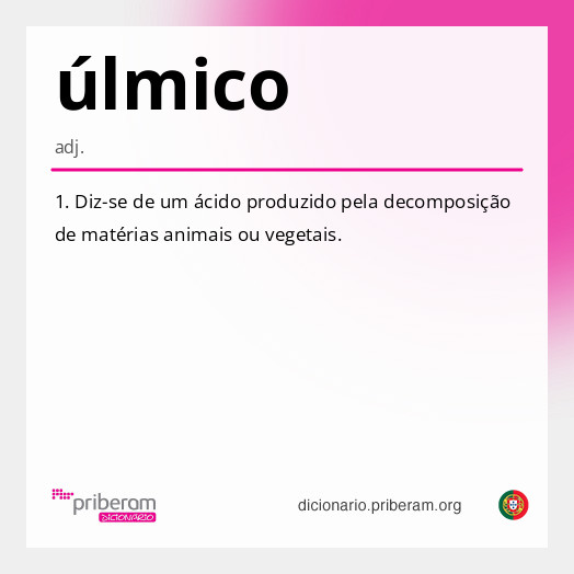 Significado de úlmico