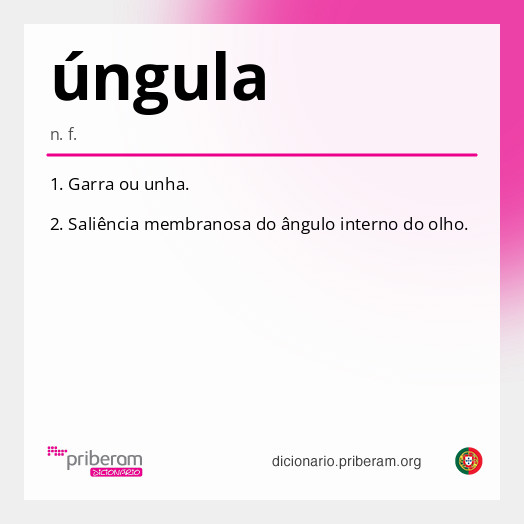 Significado de úngula