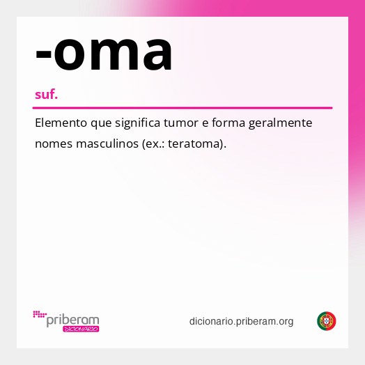Significado de -oma