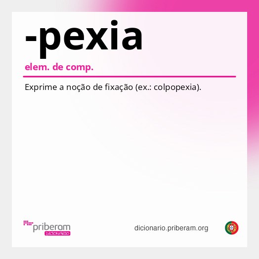 Significado de -pexia