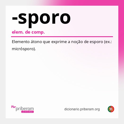 Significado de -sporo