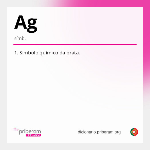 Significado de Ag