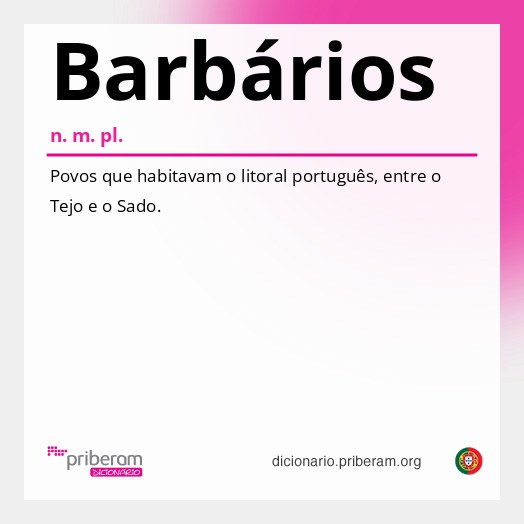 Significado de Barbários