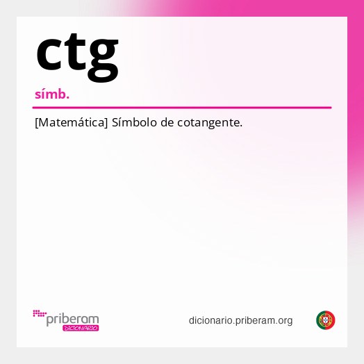 Significado de CTG
