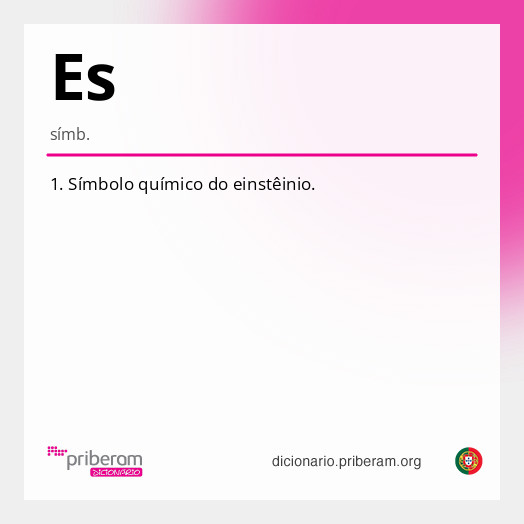 Significado de ES