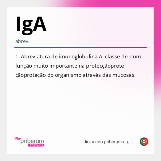 Significado de IgA