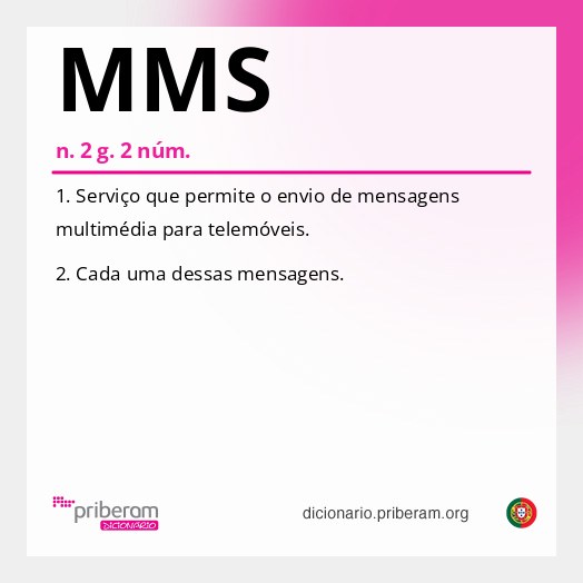 Significado de MMS