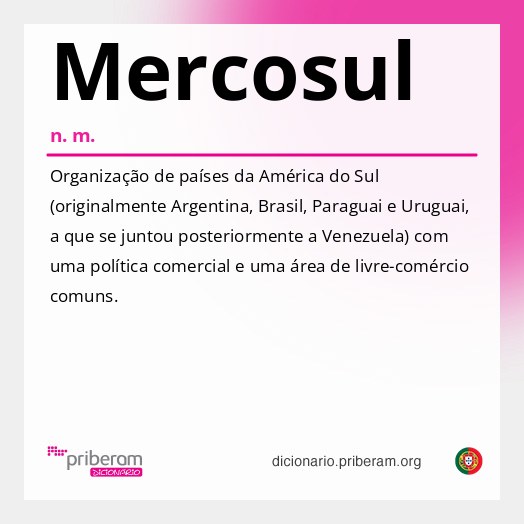 Significado de Mercosul
