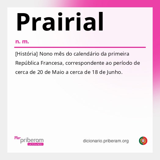 Significado de Prairial
