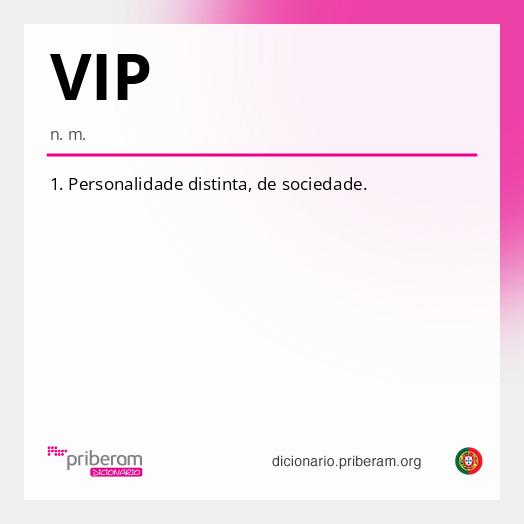 Significado de VIP