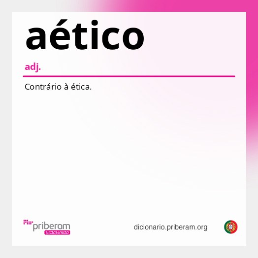 Significado de aético