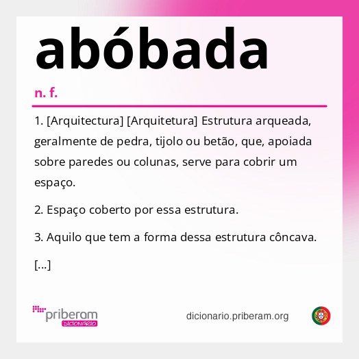 Significado de abóbada