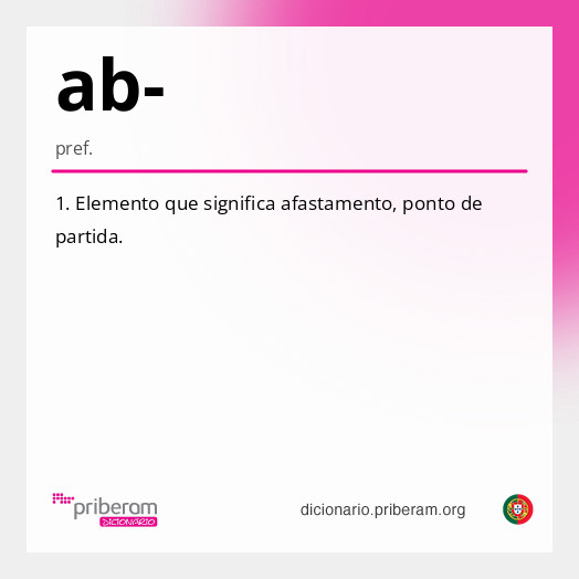 Significado de ab-