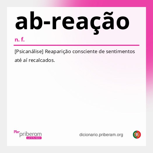 Significado de ab-reação
