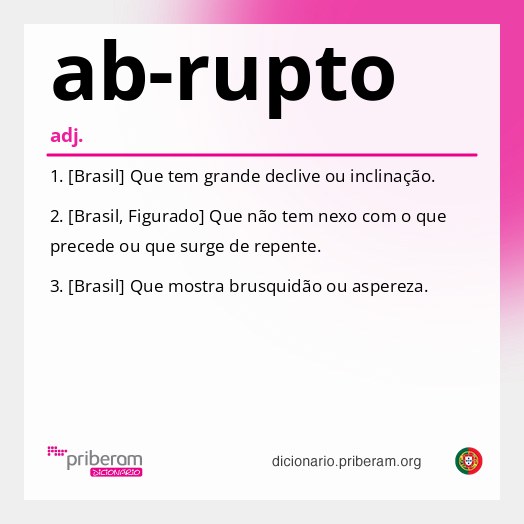 Significado de ab-rupto