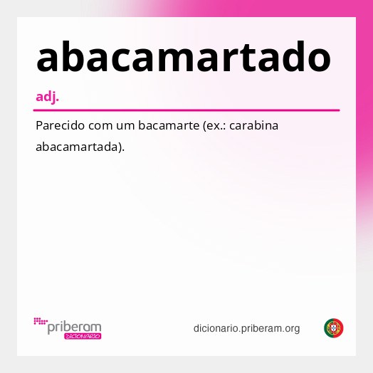 Significado de abacamartado