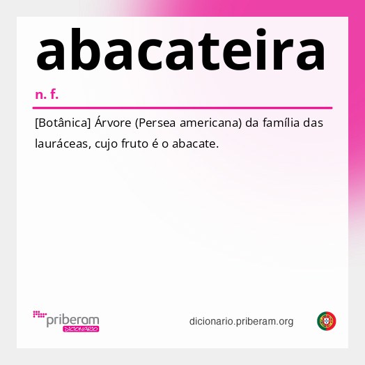 Significado de abacateira