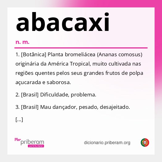 Significado de abacaxi