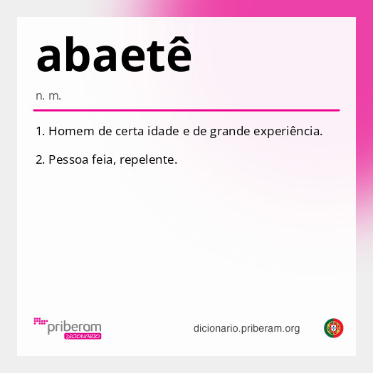 Significado de abaetê