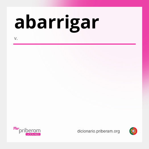 Significado de abarrigar
