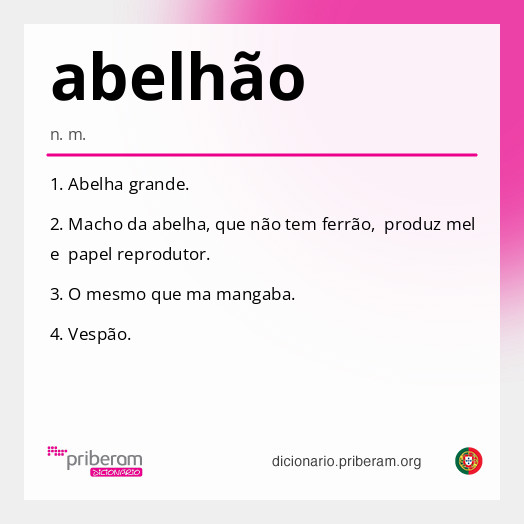 Significado de abelhão