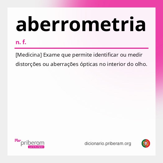 Significado de aberrometria