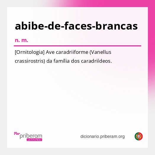 Significado de abibe-de-faces-brancas