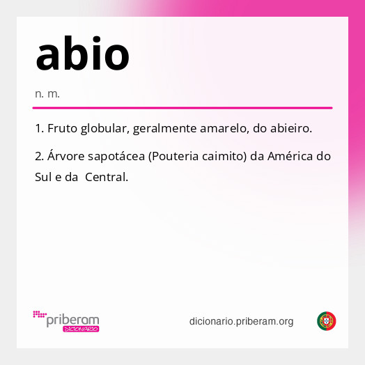 Significado de abio