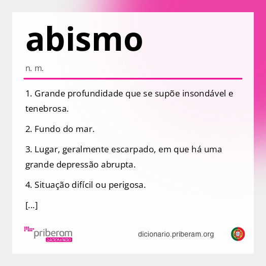 Significado de abismo