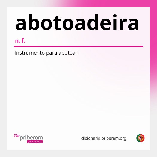 Significado de abotoadeira