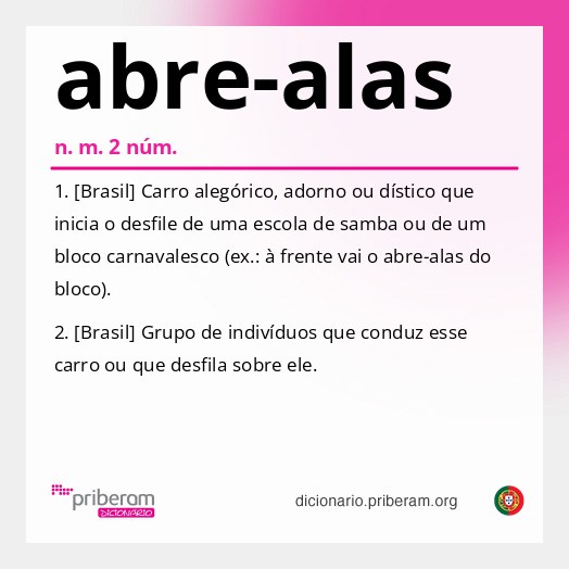 Significado de abre-alas